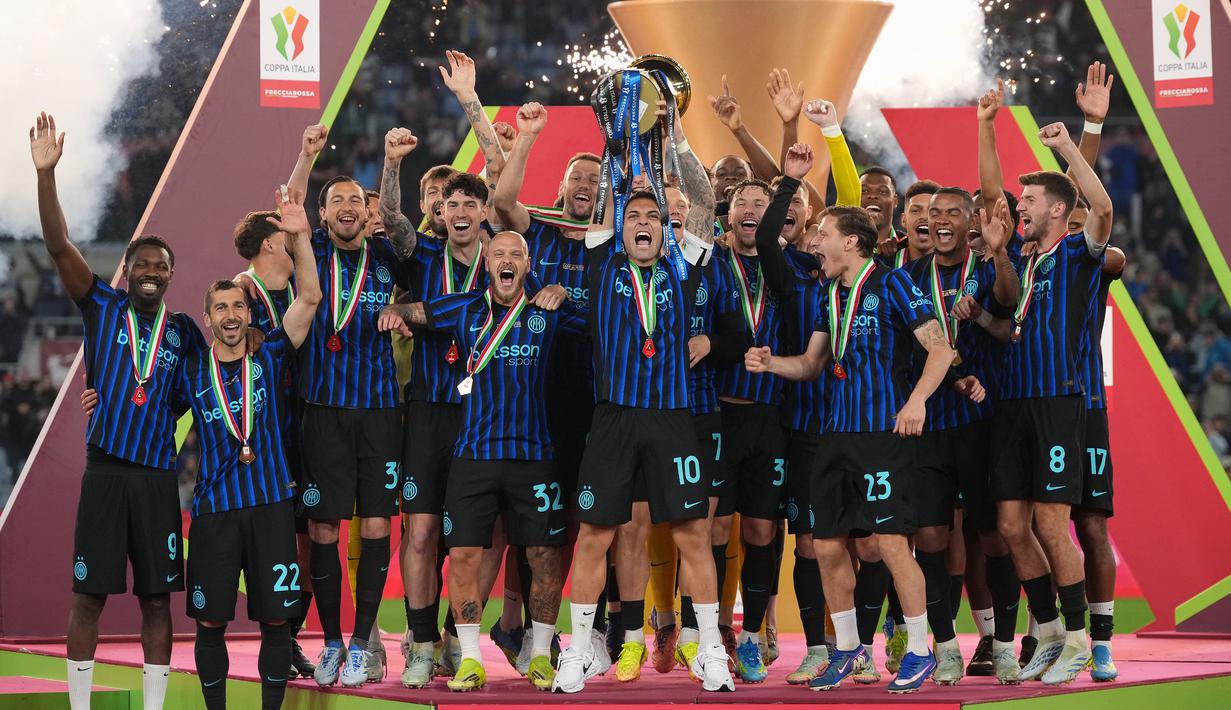 Inter Milan Kawinkan Gelar Liga dengan Juara Coppa Italia 2025/2026