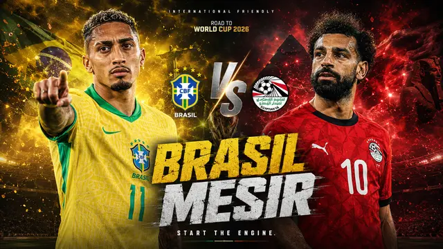 Prediksi Uji Coba Jelang Piala Dunia: Brasil Tantang Mesir, Ancelotti Siapkan Simulasi Hadapi Maroko