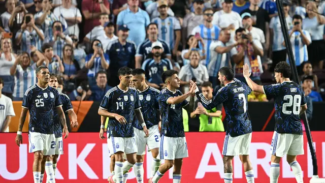 Tanpa Lionel Messi, Argentina Gasak Honduras 2-0 dalam Laga Pemanasan Piala Dunia 2026