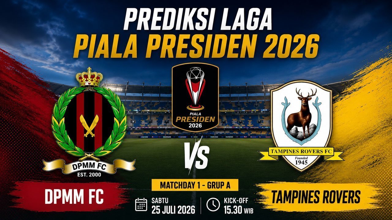 Piala Presiden 2026: Tampines Rovers Bidik Hasil Sempurna Lawan DPMM FC