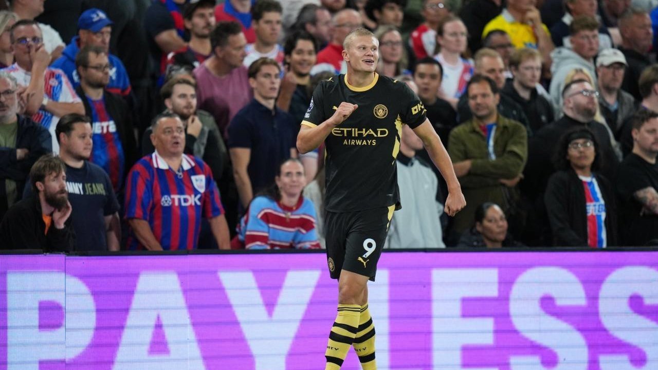 Man of the Match Crystal Palace vs Man City: Erling Haaland