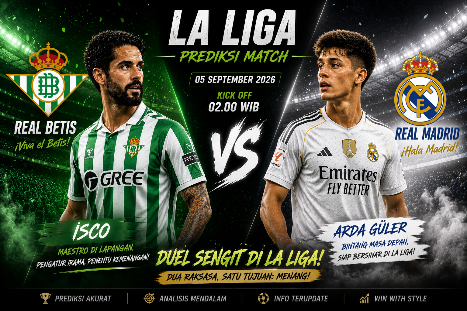 Prediksi Betis vs Madrid 5 September 2026
